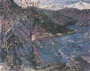Lovis Corinth Walchensee im Herbst oil painting